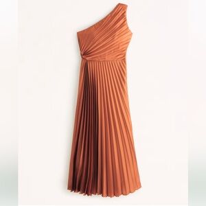 Orange Abercrombie Event/Wedding Guest Dress
